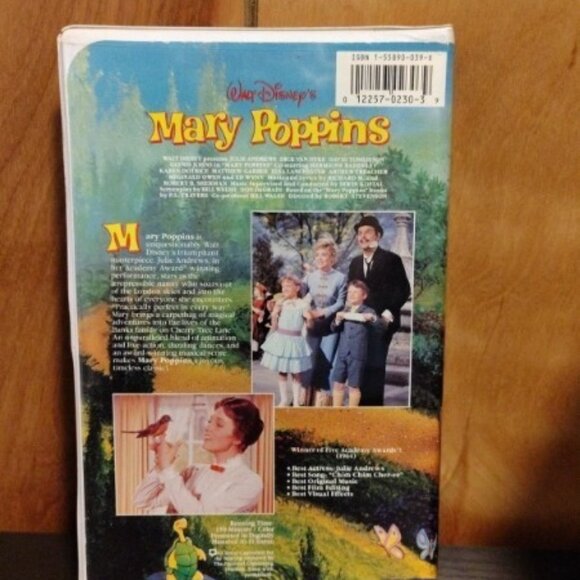 Walt Disney Mary Poppins VHS Movie Video - Picture 2 of 3